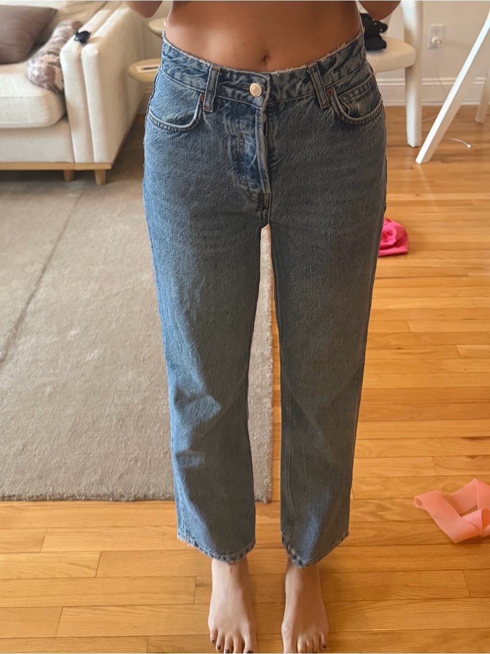 Reformation Straight Leg Women Jeans - Blue